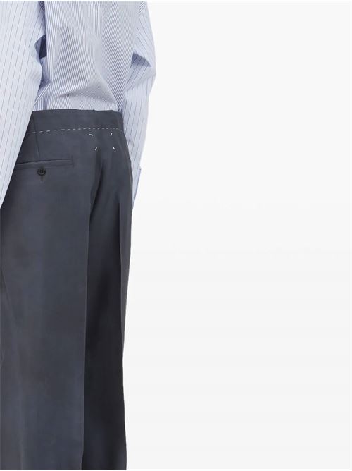 Straight moiré trousers Maison Margiela | S51KA0572M35141859